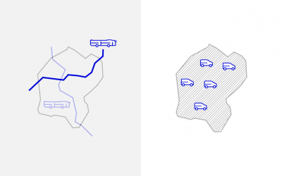 On-demand mobility meets scheduled services