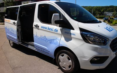 On-demand service “KEXI” brings passengers flexibly from A to B in the district of Kelheim