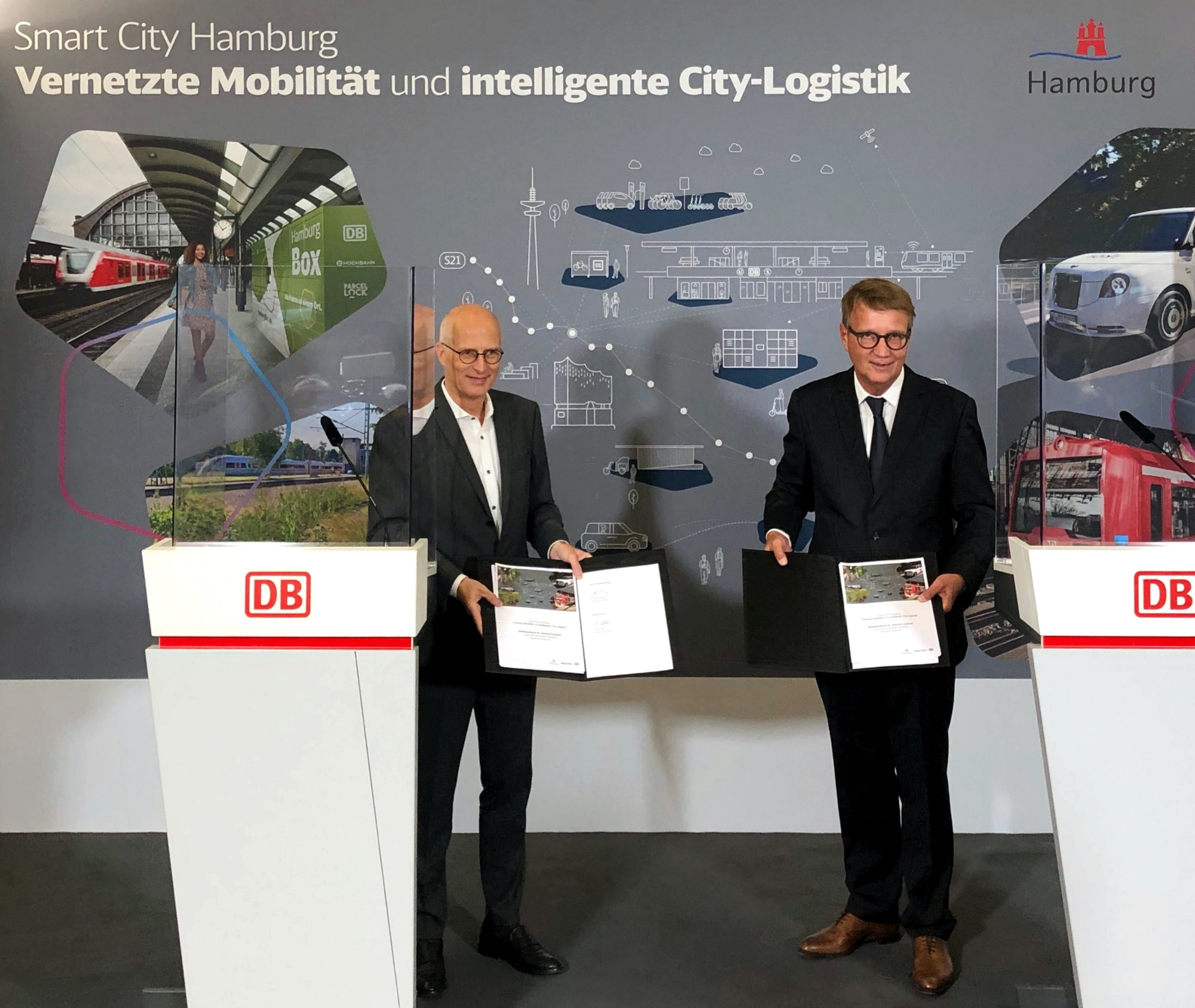 DB und Stadt Hamburg verlängern SmartCityPartnerschaft
