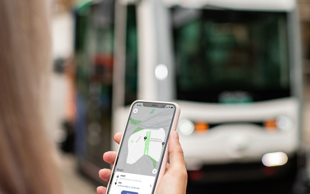 Milestone in the automated public transport: Passenger operation for self-driving shuttles on demand started in Karlsruhe