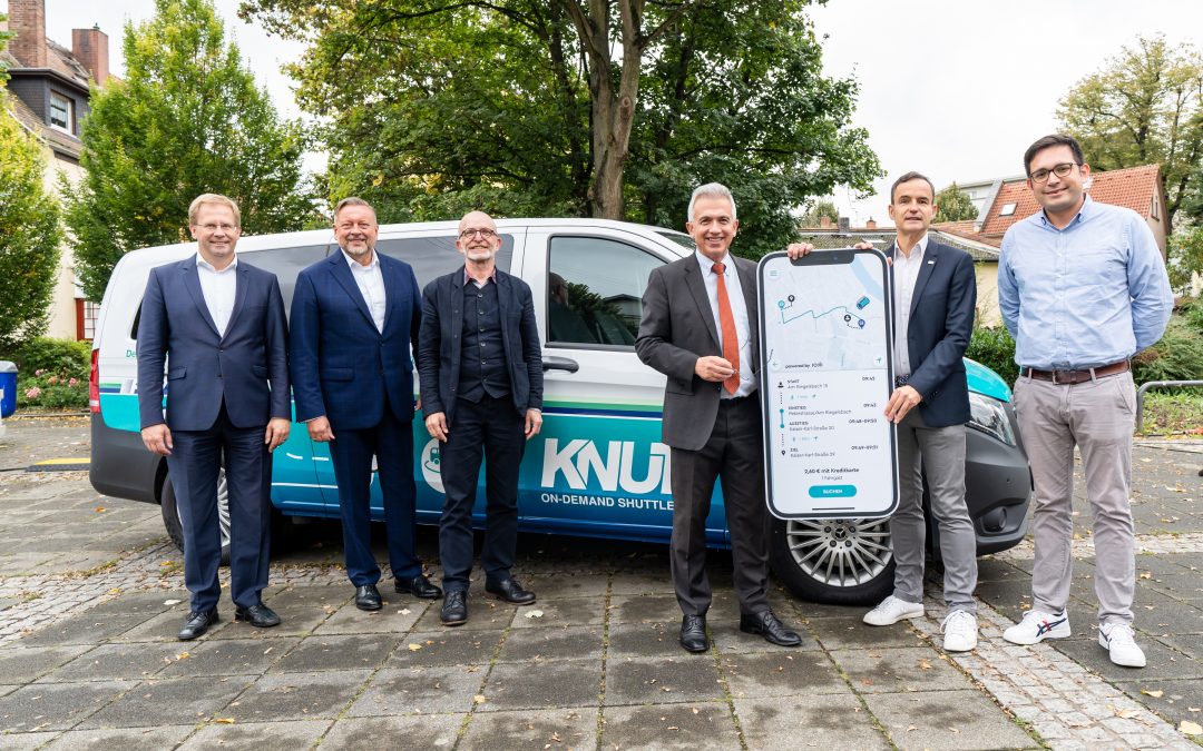On-demand platform powered by ioki strengthens local transport in Rhine-Main region: ‘Knut’ starts in Frankfurt