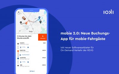 mobie 2.0: DB-Tochter ioki neuer Softwareanbieter für On-Demand-Verkehr der REVG