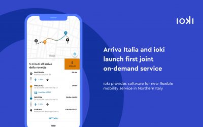 Arriva Click IT: Arriva Italien und ioki starten gemeinsamen On-Demand-Verkehr