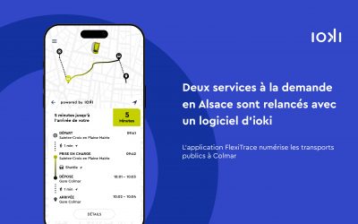 FlexiTrace: Zwei On-Demand-Services im Elsass neu aufgesetzt mit App von ioki