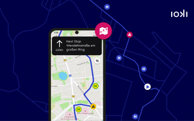 Navigation im Linienbus: Woher weiß der Bus, wo er lang fahren soll? ioki Route App