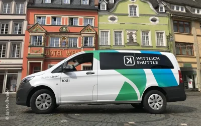 Digitales On-Demand-Mobilitätsangebot in Kleinstadt-Region – Wittlich Shuttle