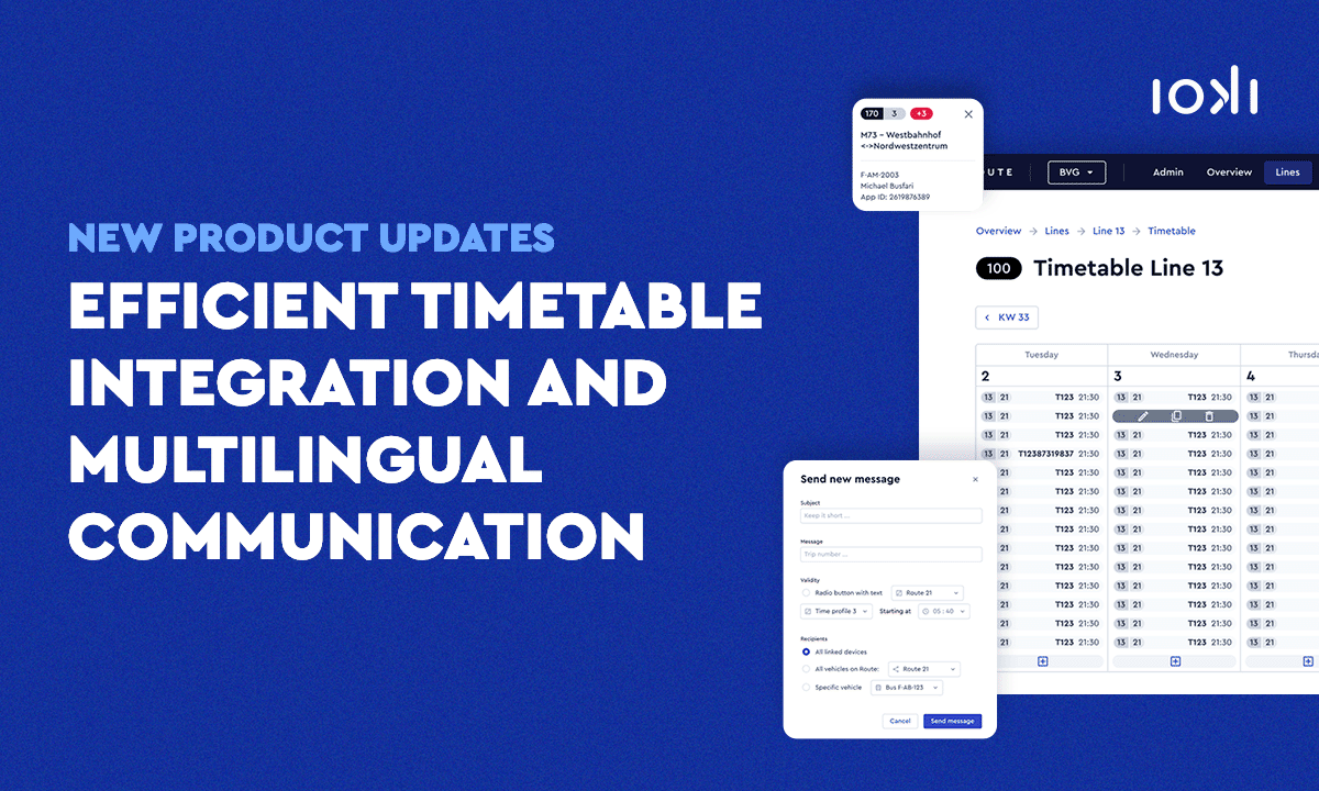 New Product Updates: Efficient Timetable Integration and Multilingual Communication